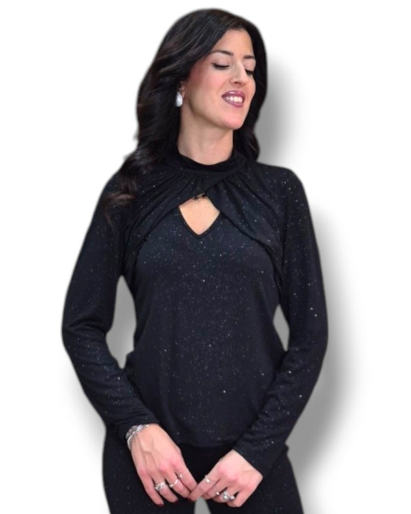 MAGLIA SCOLLO A V REAY