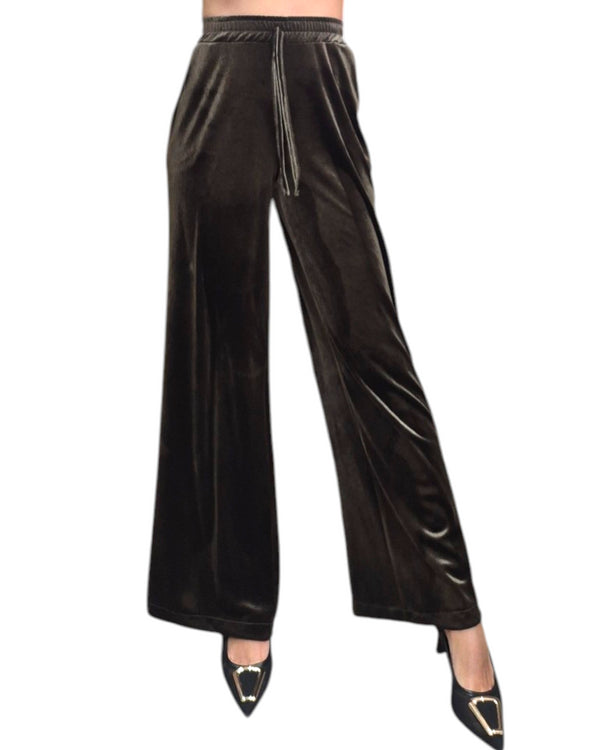 PANTALONE PALAZZO VELVET